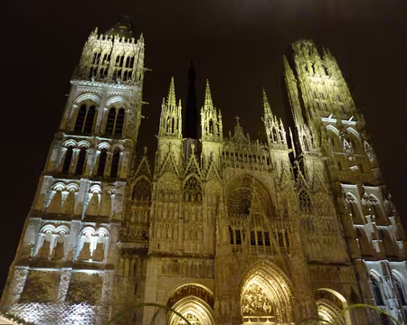 P1060331 Entre deux trains, visite de Rouen, la Cathédrale...
