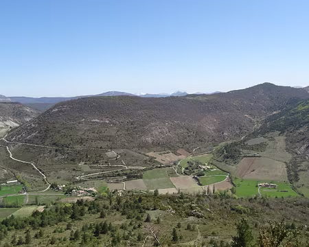 DSC05897 Depuis le col de Pensier, vue sur la vallée de l'Oule