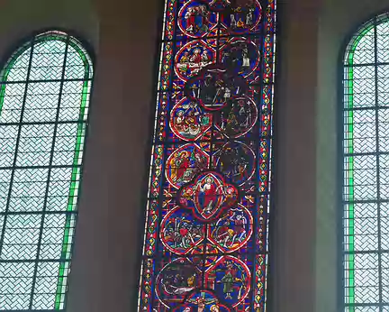 Saint-Jean-aux-Bois, vitraux de l’abbaye Saint-Jean-aux-Bois, vitraux de l'abbaye