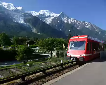 P1260514 Le légendaire train de la vallée de Chamonix
