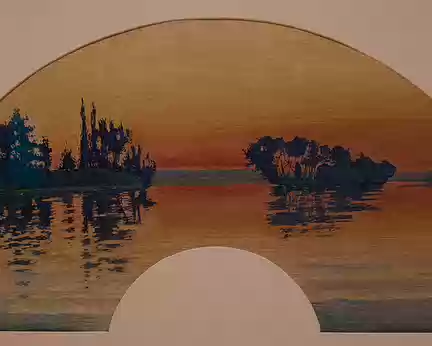 2018_06_29-14_50_25 Paul Signac - Herblay, coucher de soleil (éventail, 1890)