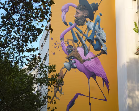 P1080444 Bd Vincent Auriol, oeuvre de Maye, Etang de Thau.