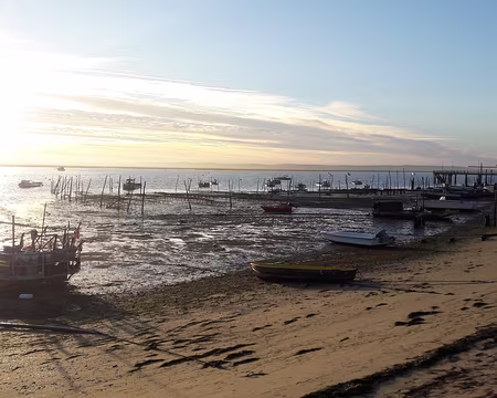 Village du Canon au bord du bassin d'Arcachon Village du Canon au bord du bassin d'Arcachon