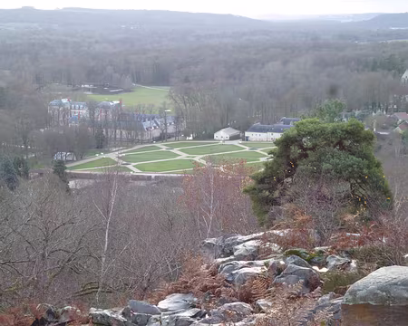 P1090581 Point de vue du Belvédère sur le domaine de Chamarande
