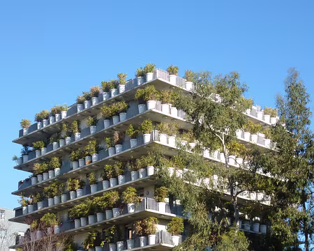 P1090966 Immeuble végétalisé, jardin Claire-Motte