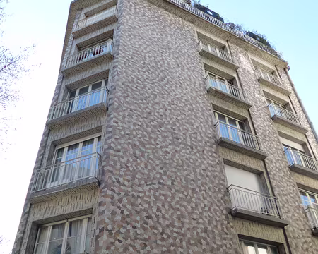 P1100014 Mosaïque évoquant la vigne, rue Charles-Marie Widor