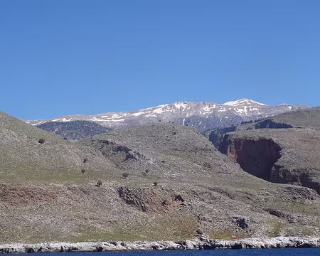 DSC07445 Vue des montagnes blanches depuis le bateau