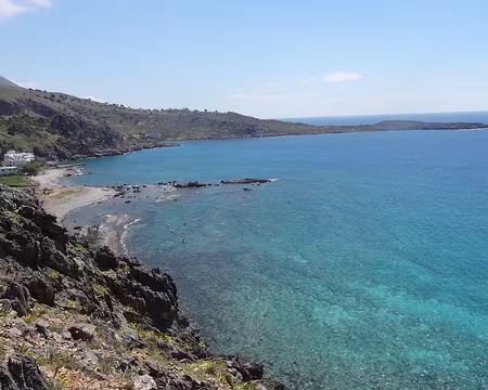 DSC07470 Vue sur Lissos depuis la falaise