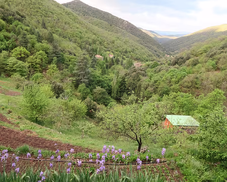 IMG_4633 Vue du mas Corbières sur la vallée (1er soir, ciel clair après la pluie)