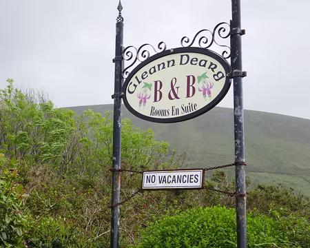 P1050395 « No vacancies » car nous occupions tout le B&B. Merci Lelia.