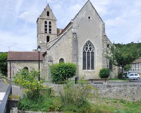 P1110130 Eglise Saint Aubin au bord de la Renarde, Villeconin