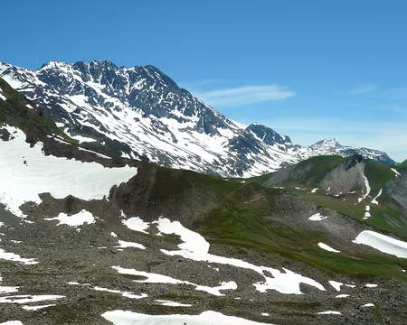 P1170220 Tout notre itinéraire depuis samedi midi au col du lac blanc