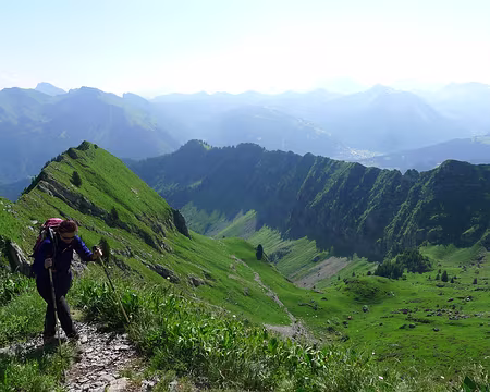 03 Sur la crête montant au Roc d'Enfer.
