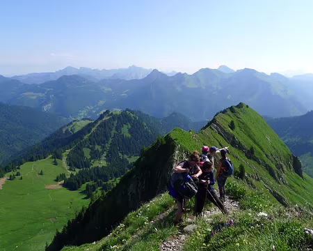 04 Sur la crête montant au Roc d'Enfer.
