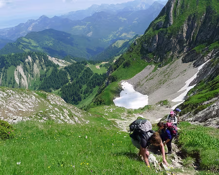 12 Ce n'est pas fini ! La traversée des arêtes est longue.