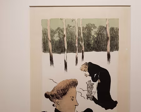 20191006_133359 Ker-Xavier Roussel - L'éducation du chien (1893) - Lithographie