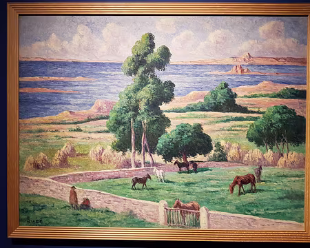 20191006_142202 Maximilien Luce (1858-1941) - L'île à bois, Kermouster, Lézardrieux (1914)