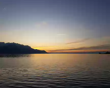 20191025_182614 Coucher de soleil sur le lac Léman