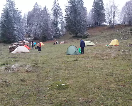 Notre camp du deuxième soir Notre camp du deuxième soir