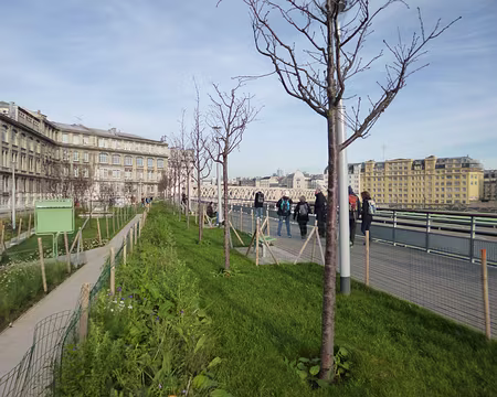 P1120321 Jardin Marielle-Franco (2019) sur le toit de l'hôtel Okko le long des voies de la gare de l'Est.