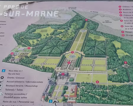 008 Plan du parc de Champs-sur-Marne