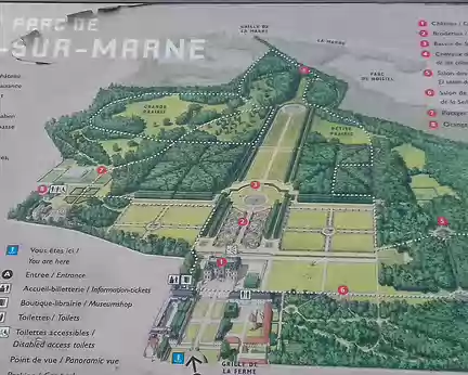 008 Plan du parc de Champs-sur-Marne