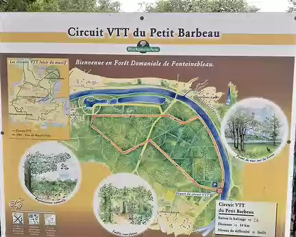 031 Le circuit du Petit Barbeau dans la forêt de Fontainebleau au départ de Samois