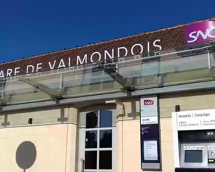 001 Départ de la gare de Valmondois (95)