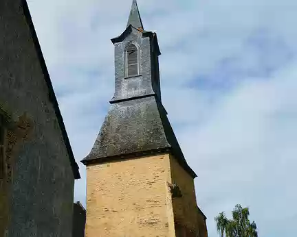 036 Le clocher de l’église Saint-Golven (XVIème siècle) à Taupont Bourg-Vieux