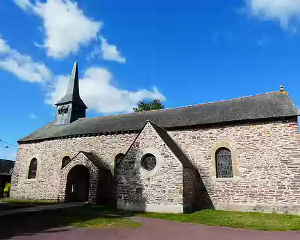 065 L’église Sainte-Orenne à Tréhorenteuc dite « Eglise du Graal »