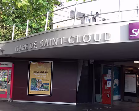 001 Départ de la gare de Saint-Cloud (92)