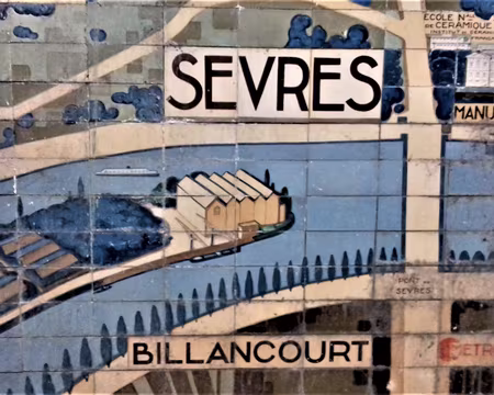 001 L’île Seguin et le pont de Sèvres en 1933 (Manufacture de Sèvres)