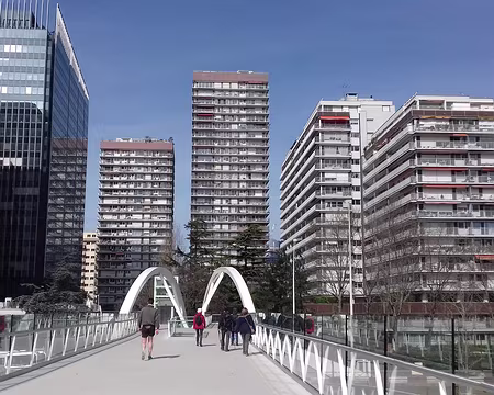 038 La passerelle François Coty (2019) entre Puteaux (quai De Dion-Bouton) et l’île de Puteaux