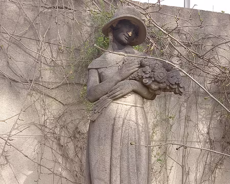 014 Cimeitère de Charonne. tombe de Léone Fortin, 1921.