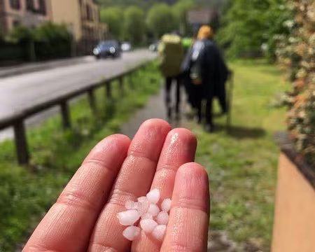 0062 arrivée à Kaysersberg sous la grèle
