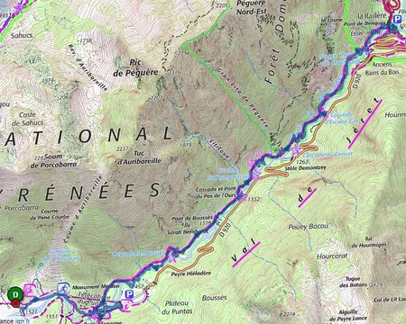 P1280184 Jour 4 : le chemin des cascades (7,4 km - + 10 / -500 sans le supplément lac de Gaube avec Philippe).