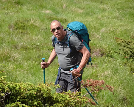 DSC08798 Eric à l'arrivée au col de Riou