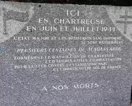 055 Souvenir du Maquis de la Chartreuse (1944)
