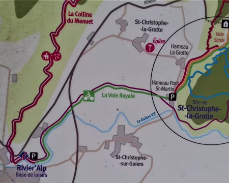 118 La Voie sarde et la Voie royale sur la carte