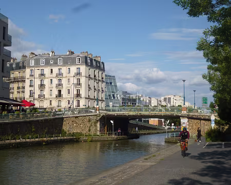 P1130867 le Canal de l'Ourcq (long de 96 km achevé en 1822) débute à Mareuil-su-Ourcq (Oise) et se termine dans le bassin de la Villette