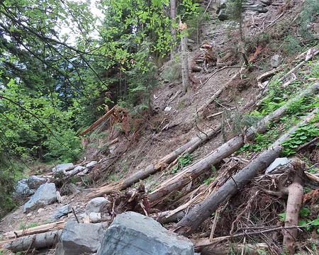 IMG_8450 On passe vite, la montagne s'écroule...