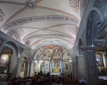 P1140102 Eglise Notre-Dame-de-l'Assomption (XVIIè s.) aux riches décorations baroques (poutre de gloire, fresques, retables, tableaux). Merci à Hélène pour cette...