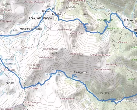 DSC_5842 Boucle : col du Lauzon, col de Néal, chalets de Clapeyto.
