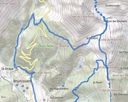 IMG_9010 Par le lac de Souliers et la crête de Glaisette.