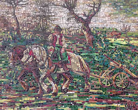 034 Le laboureur, d’après Jules Veyrassat