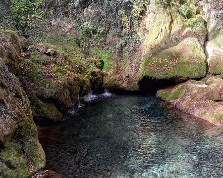 110 Ici le ruisseau de Corbière se jette dans la Gervanne.