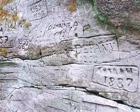 04 à la découverte des pierres marquées avec Sylvain