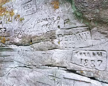 04 à la découverte des pierres marquées avec Sylvain