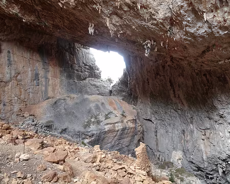 DSC09410 En bas du gouffre de Tiscali