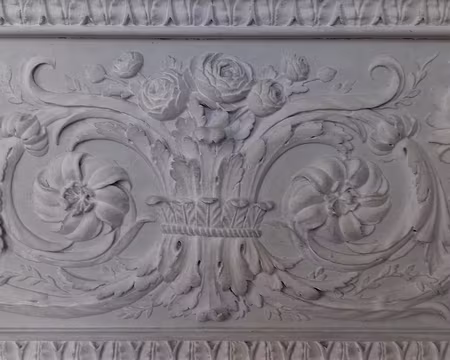 040 Les lambris de la grande salle à manger de Louis XV (Honoré Guibert, 1768) au Petit Trianon